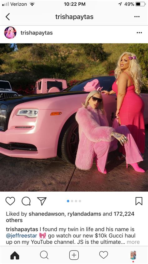 Jeffree Star and Trisha Paytas being GUCCI queens for 2 